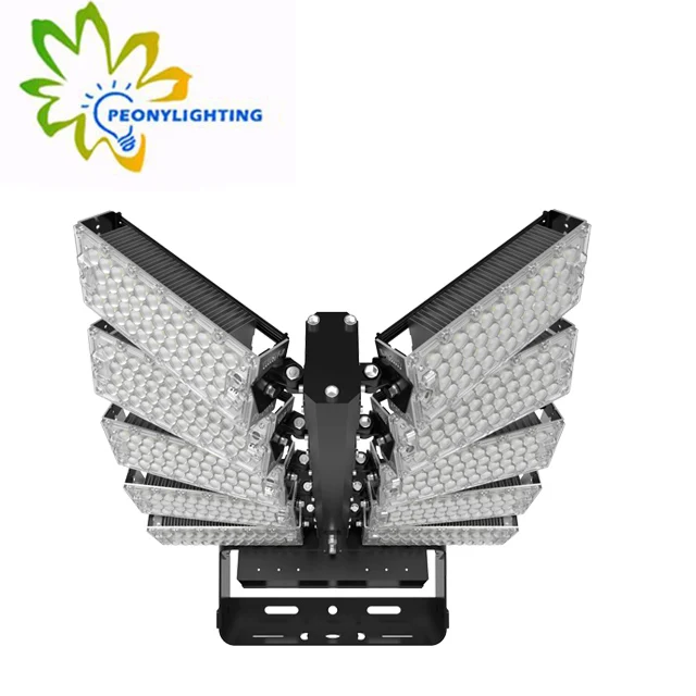Регулируемый светодиодный спортивный прожектор для стадиона 1200 Вт и промывка стен, освещение для стадиона, гарантия 8 лет