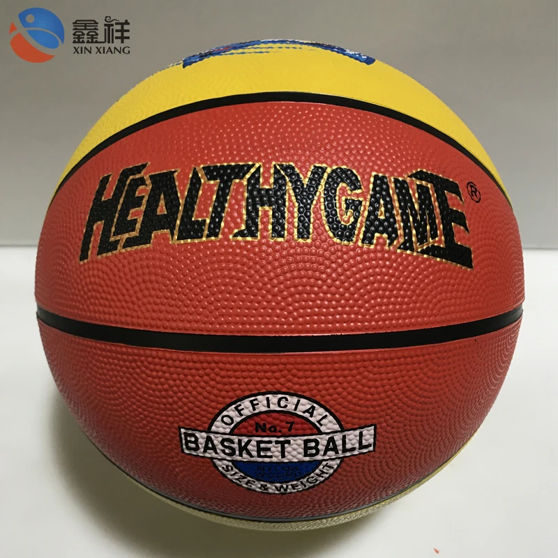 Customized Official Weight Size Portable Rubber Basketball System
