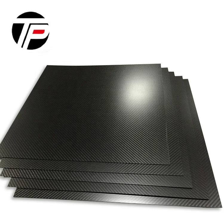 3K Carbon Fiber Plate,500*500mm Twill Glossy Carbon Fiber Sheet