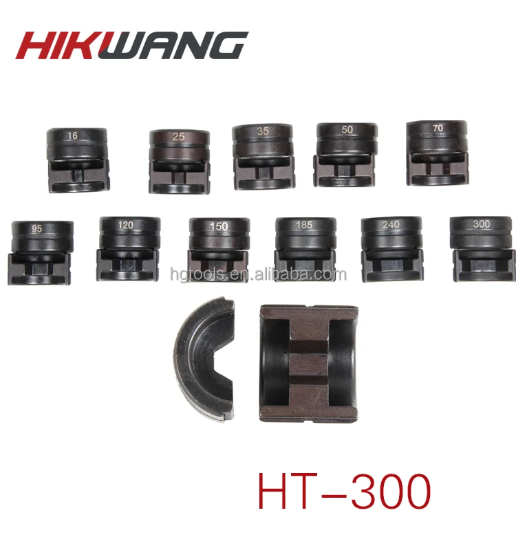 portable 6T aluminum handle HT-300 16-300mm2 hydraulic cable lug crimping tool