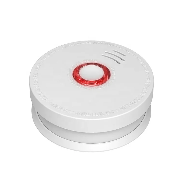 Manufacture UL 9V Battery Operated 10 Years Photoelectric Cigarette Flash Smoke Detector