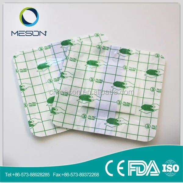 Free sample breathable transparent surgical medical polyurethane film dressing