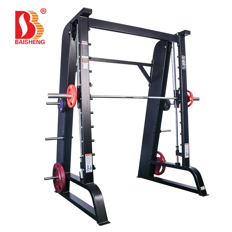 Hot Sale Gym Equipment Squat Rack Power Cage Weightlifting Rack Smith Machine