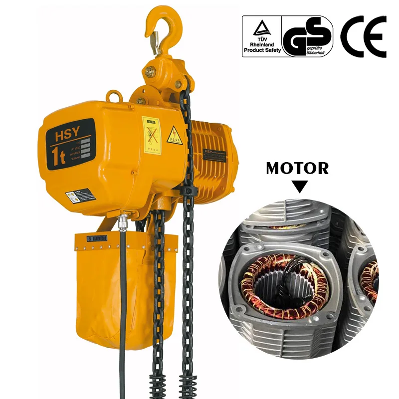3 фазный двигатель 220v 1500 кг электрической цепной подъем мотора