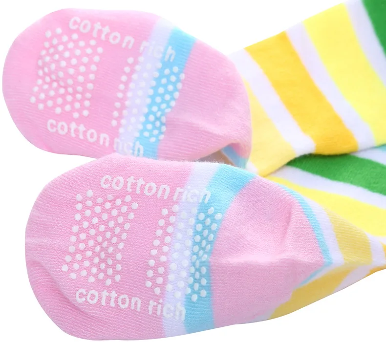
Cute custom non-slip cotton kids tights 