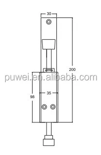 Door and Window Accessories Pedal Casement Position Limiter
