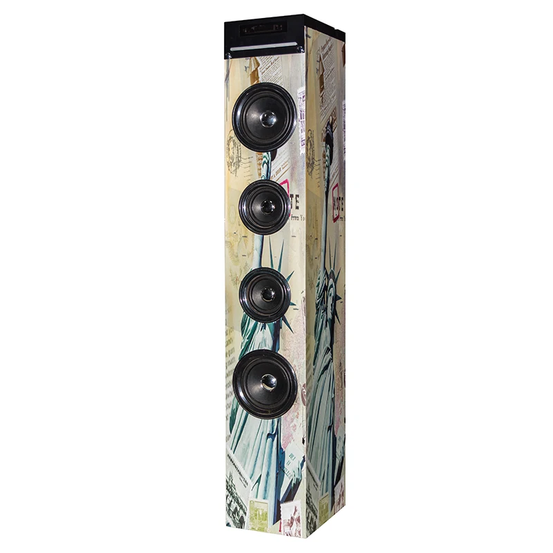 2018 Hot sell home theater dj BASS BT tower speaker with CD BOX phone docking