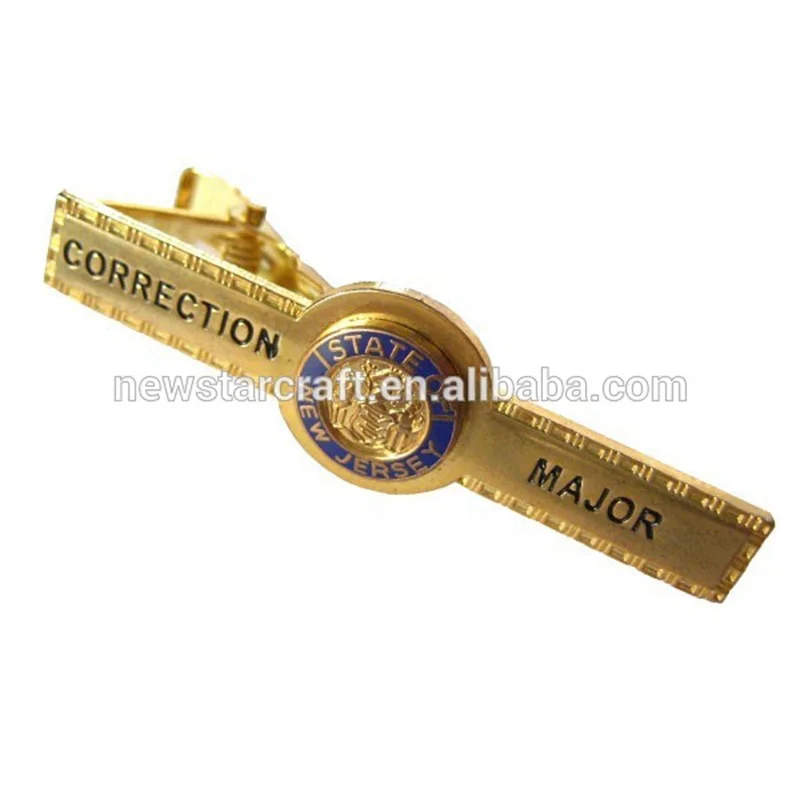 Cheap Customized Etched Soft Enamel Custom Logo SKS Tie Clip Men