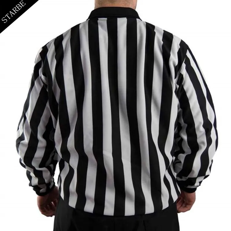Wholesale sport dry fit polyester long sleeve hockey referee shirt