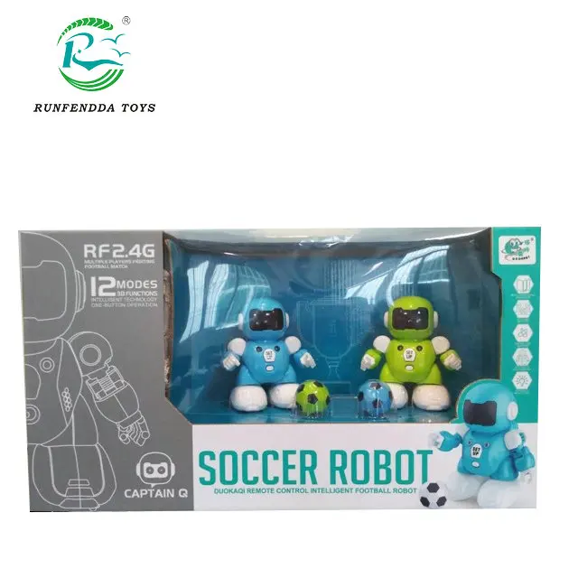 Newest item 2.4G electric intelligent mini fight rc soccer robot