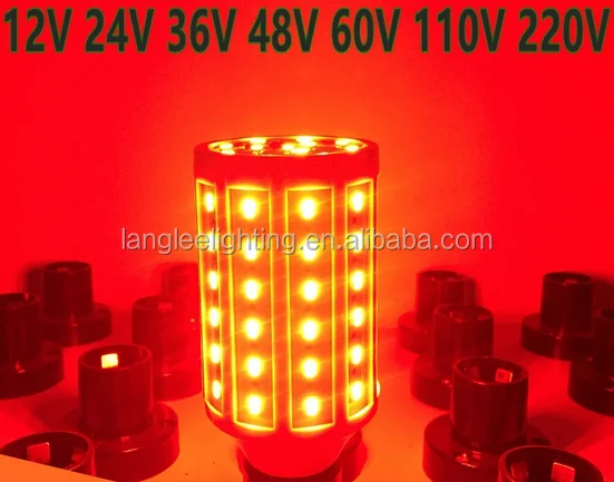 Replace Bulb 360 Degree Plant Grow 10W 15W LED Corn Light RED E27 Lamp Bulb