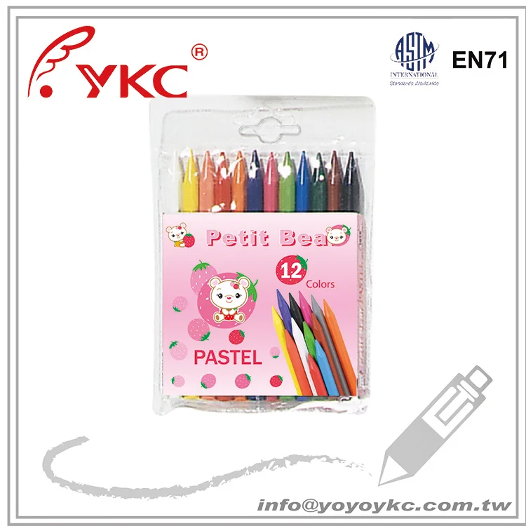 
PA0120B Plastic crayon 12 color plastic crayon 