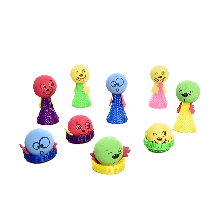 Novelty mega jump elf small size small cheap toys bounce wizard toys for children with customized logo