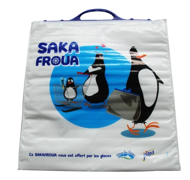 Frozen Food Insulated Thermal Cool Bags Silver Foil Cooler Bag