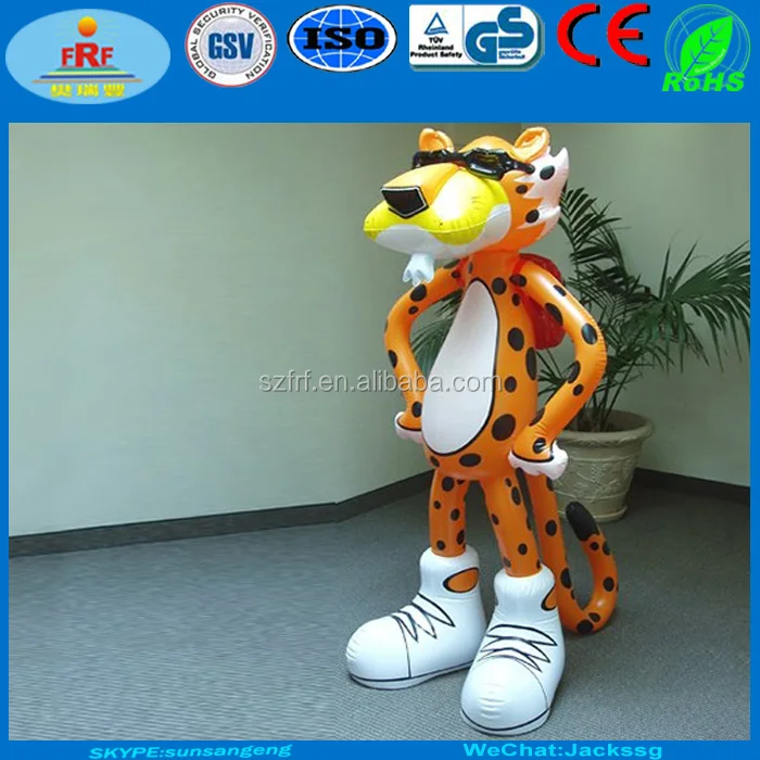 Party Promotion Gifts Kids Toys PVC inflatable chester cheetah
