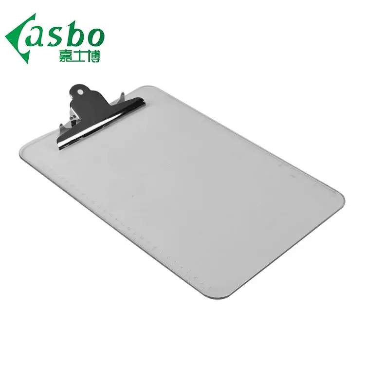 Color clear clip bulk clipboards folder single plastic clipboard