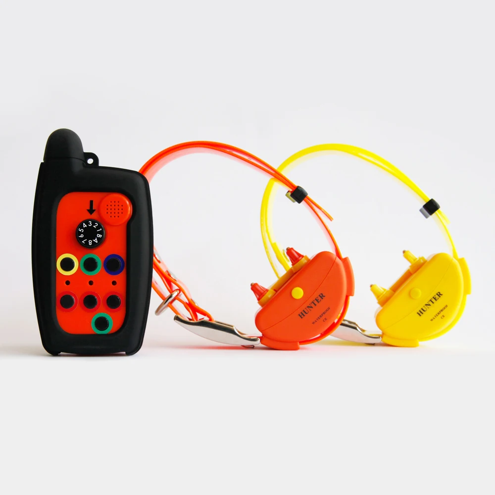 DOG TRAINING COLLAR REMOTE SHOCK TRAINER FOR 2 DOGS RANGE 2 KM