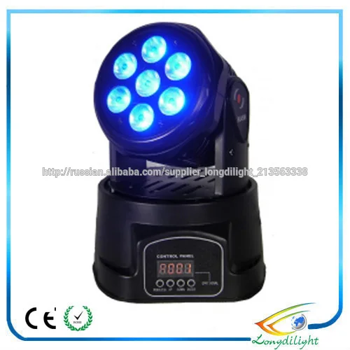 Rgbw 4in1 мини пучка сценического освещения, 7*10w привело движущихся головного света