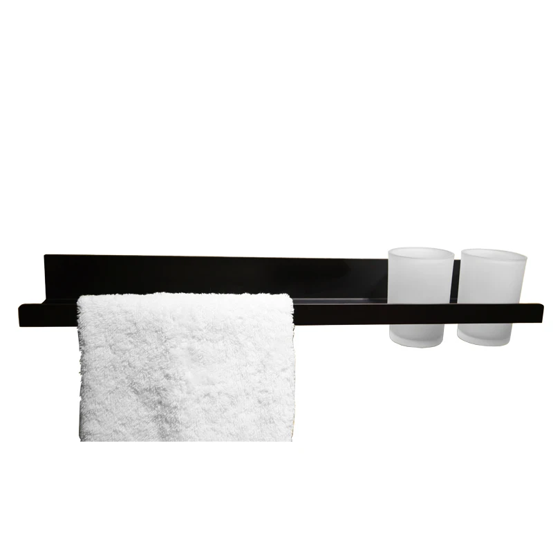Роскошная ванная комната высота класса многофункциональный держатель для полотенец и стакан держатель Combo