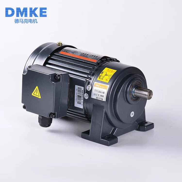 50Hz 60Hz ratio 1:3-1-200 100W 3 phase brake horizontal precision gear motor