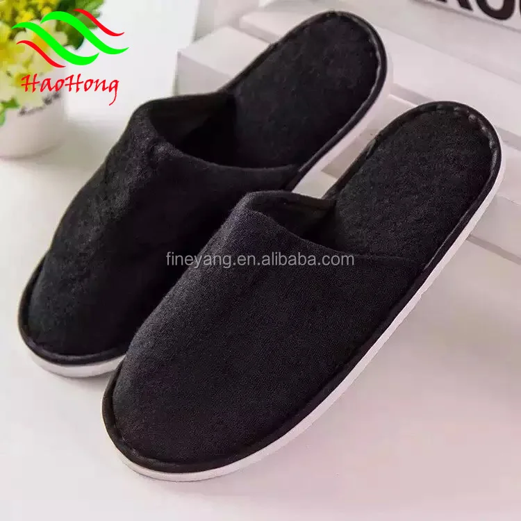 
Cheap Disposable Hotel Slippers EVA Sole Anti-Slip Hotel Guest Slippers For Bathroom Hotel Amenities 