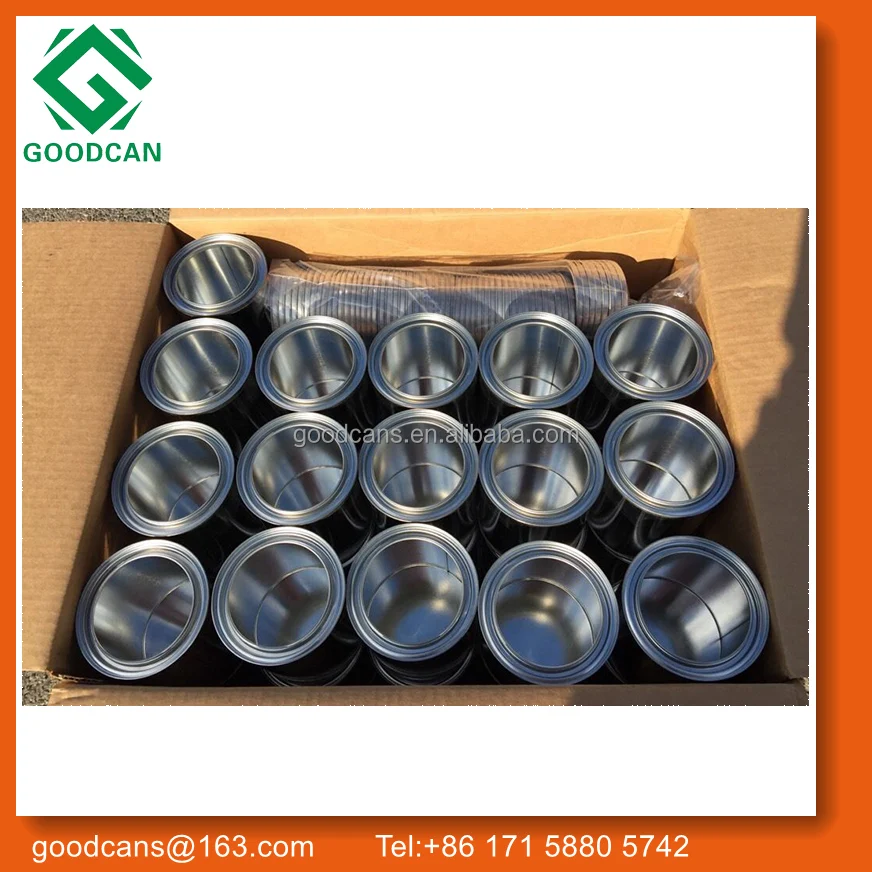 
1KG airtight seal lid tin can empty container for paint sample 