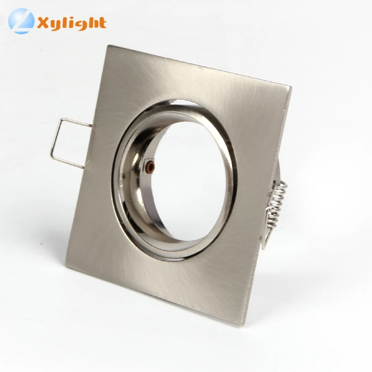 Алюминиевый утопленный квадратный Точечный светильник smd cob MR16 GU10, светодиодный потолочный точечный светильник