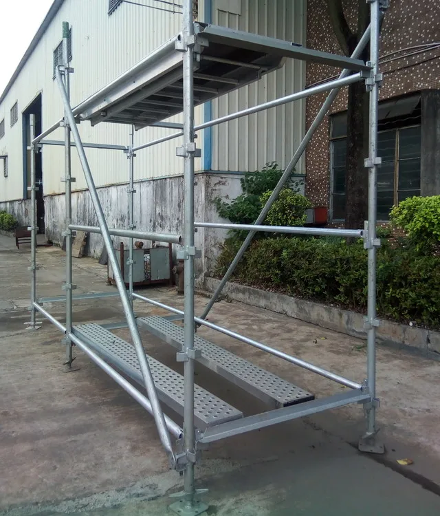
Galvanized steel metal scaffold plank with hook for ringlock system 