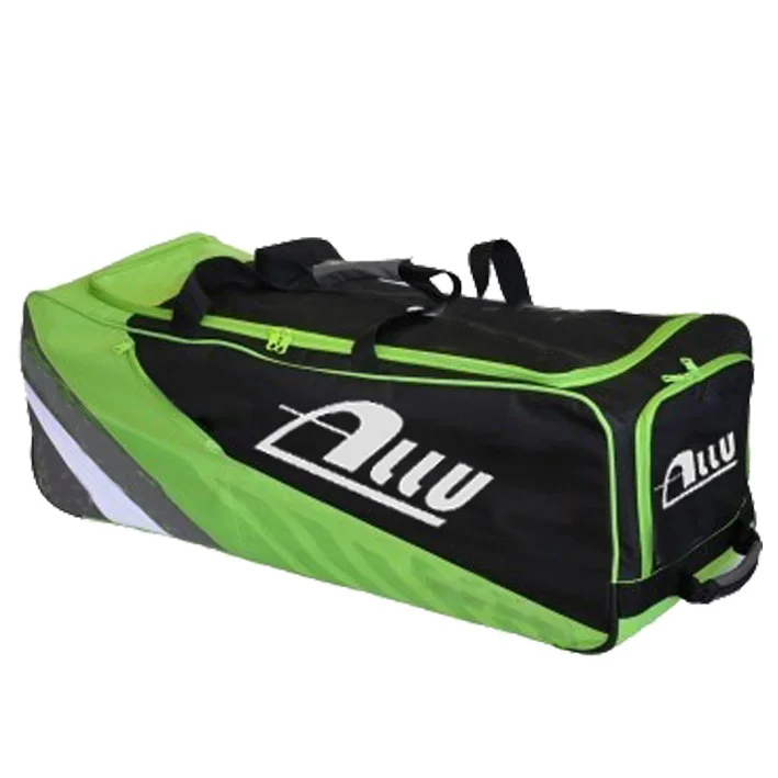 
Bag Cricket Kit Duffle Bat Ball Gear Bag With Wheels Trolley 