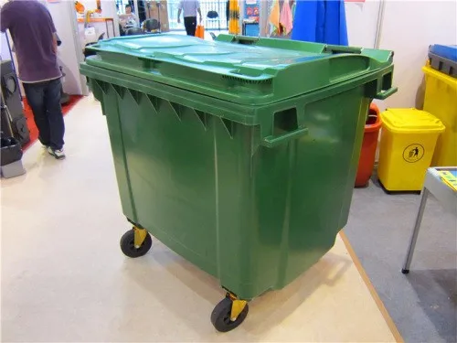 EN840 plastic garbage container 660L/ waste bin 660L