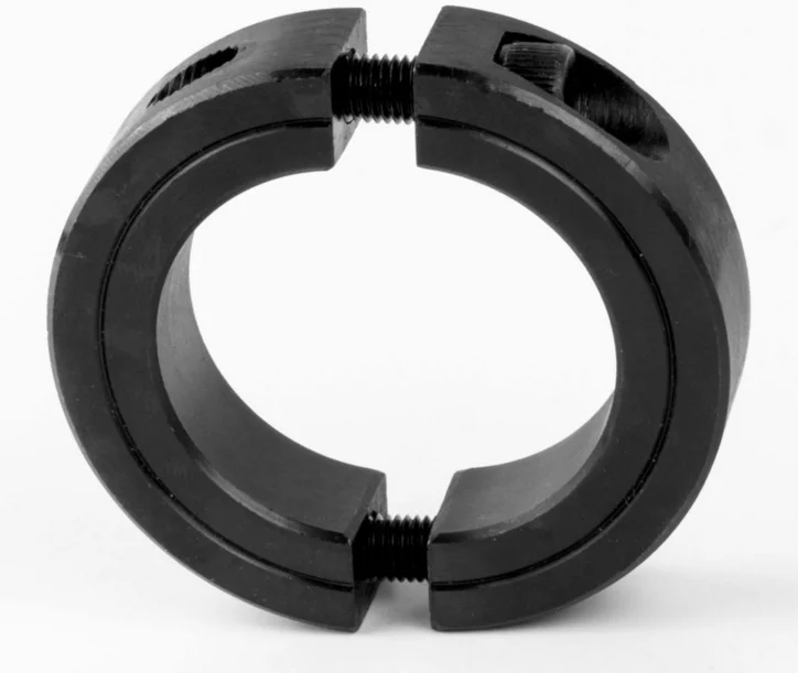 Double Split Shaft Collar Two-piece Shaft Collar Screw Collar Black Finish