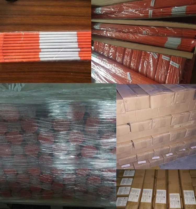 Factory price Fiberglass reflective Road marker, snow marker,driveway markers