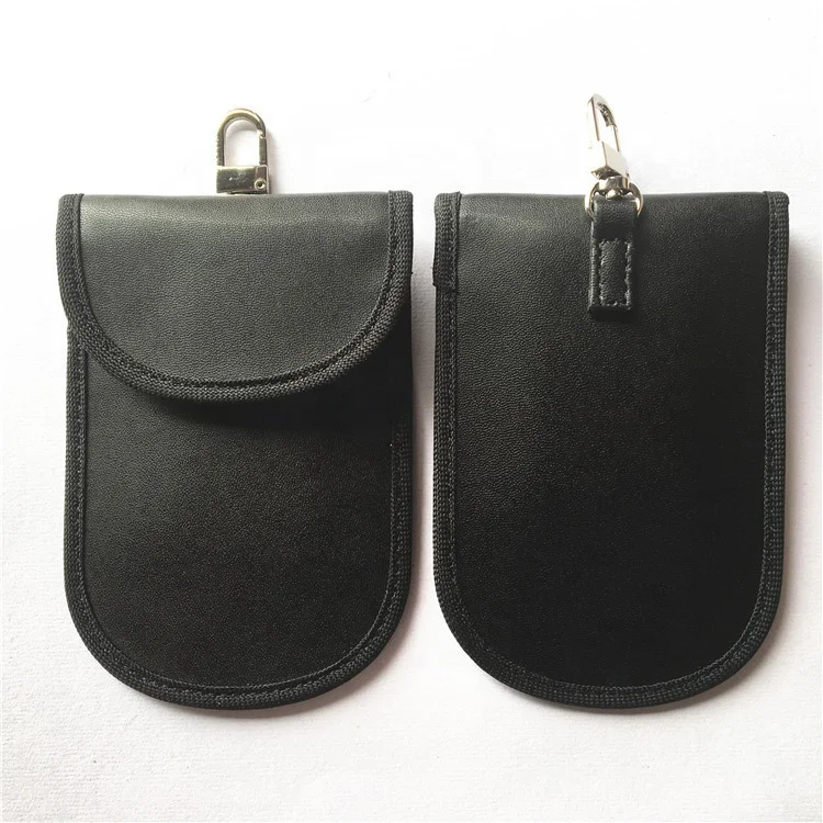 Faraday key fob pouch booster / Rfid key fob entry shield protector cases / Keyless car key signal block bag cage