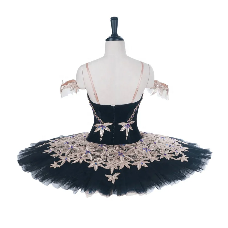 Free shipping! girls black bird professional ballet tutus women calssic ballet tutu white pancake costumes nutcracker