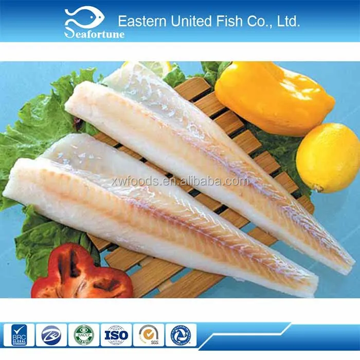 chinese sea frozen theregra chalcogramma frozen alaska pollock fillet