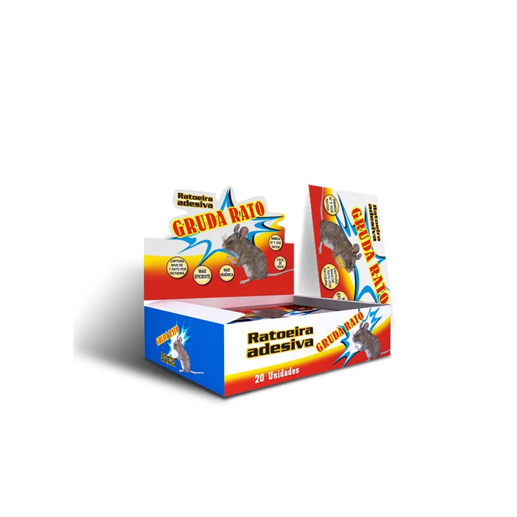 2018 Brazil Market Ratoeira Adesiva Cola Visgo Pega Rato Camundongo Ratazana Adhesive COLA GRUDA Mouse Sticky Glue Rat Trap