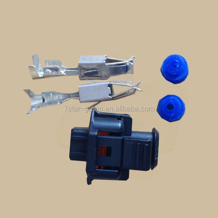 192849806 1928300599 high quality black 2 pin EV1 waterproof auto wire harness connector