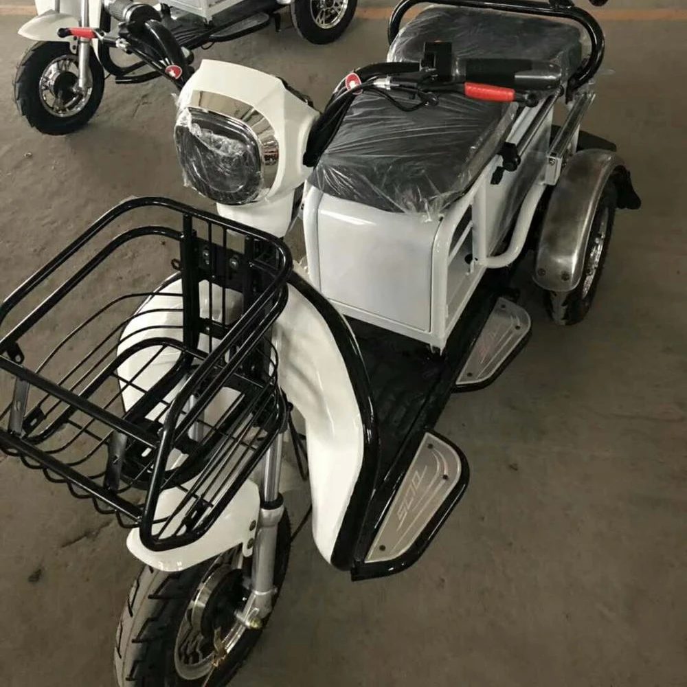 3 wheel tricycle double seat electric mobility scooter for adults