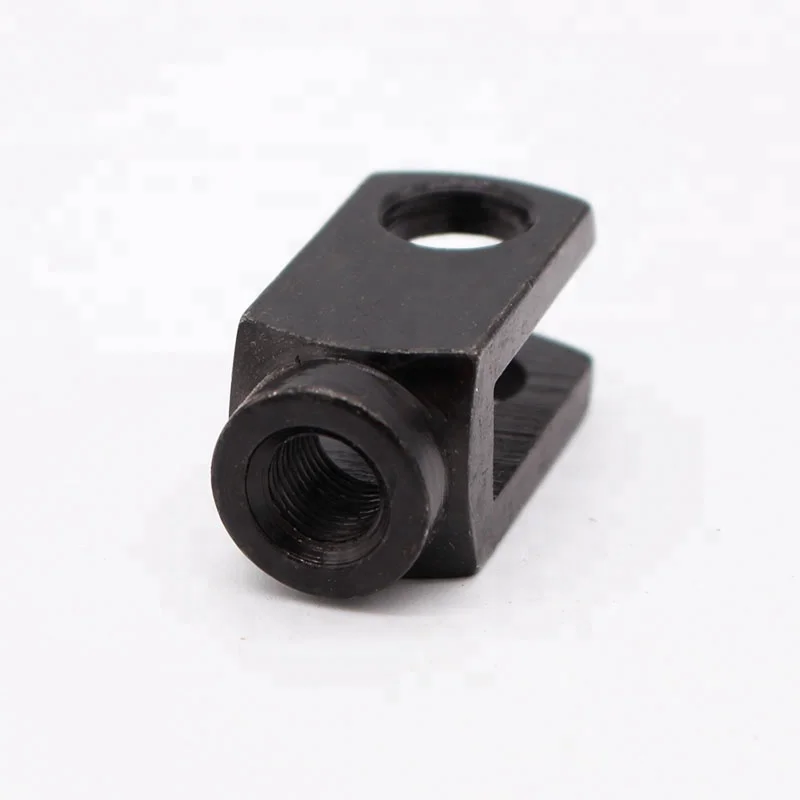 Black zinc plated yoke end U clevis for gas spring