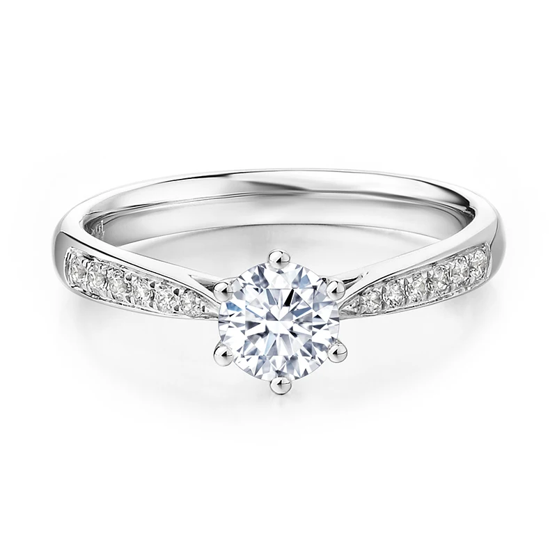DEF VVS Moissanite simulate diamonds 1 carat diamond ring price moissanite price