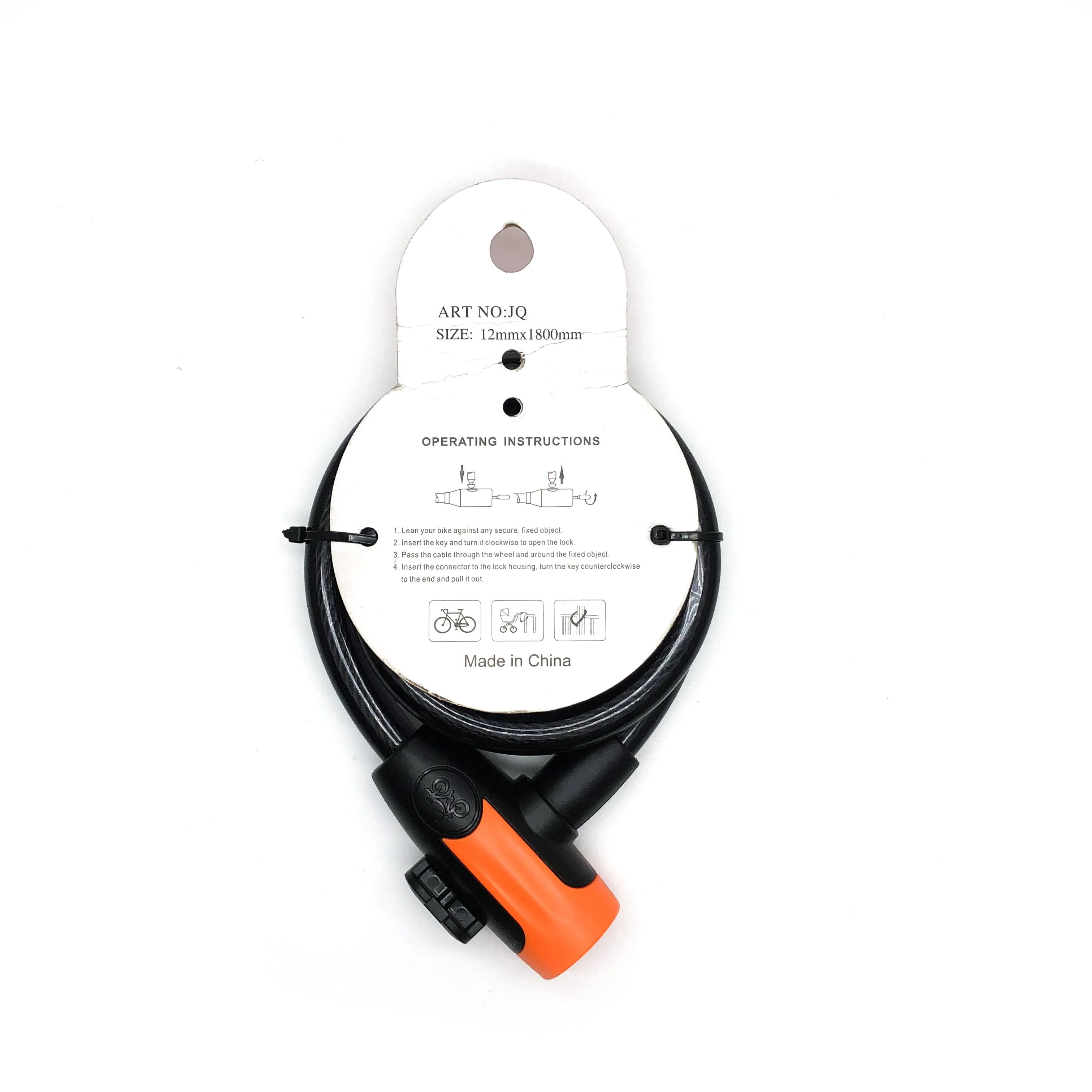 
8232-Q High Security Bicycle Lock With Bracket most secure bike lock fo rsale 