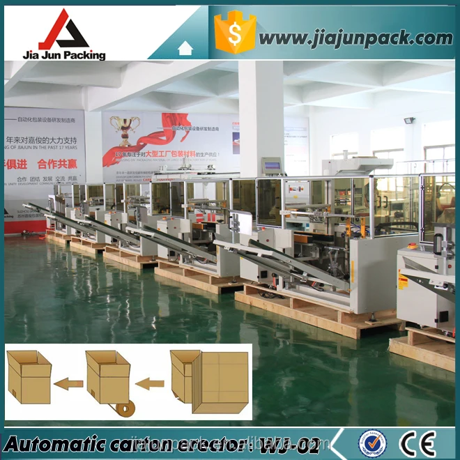 
Good quality Automatic case erector with siemens control system 