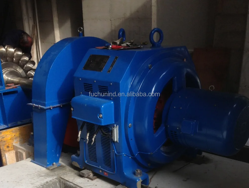 250kW Single Nozzle Small Pelton Turbine / Hydro Electric Generators