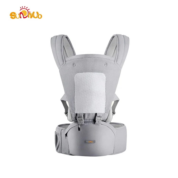 Breathable Cotton Cool Mesh with Detachable Hood Baby Carrier