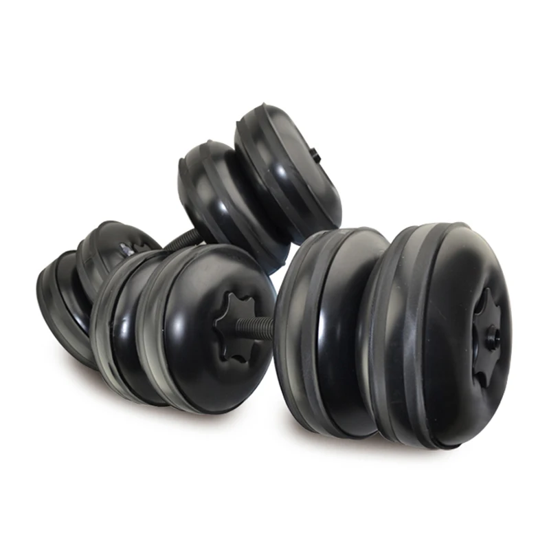 Good product hot sale pink pu plastic injection mould dumbbell with customized logo