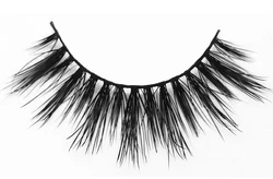 Hand made eyelashes box private label makeup eyelashes 3d extention mink 5 pairs  wholesale siberian  3d mink eyelashes