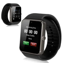 2016 New product bluetooth GT 08 smart watch android gps smart watch with sim card slot , bluetooth, camera