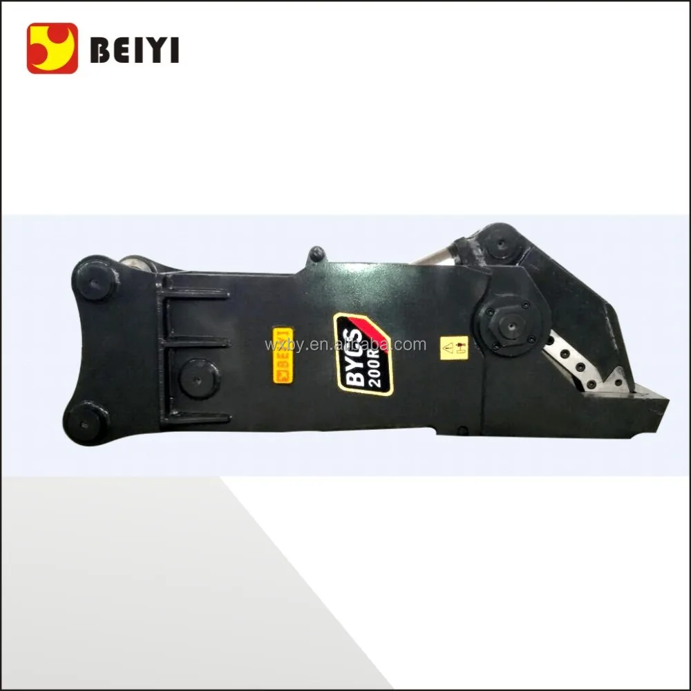 Excavator attachment machinery parts hydraulic shear demolition shear scrap metal shear steel sheet