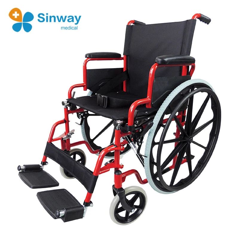 Steel Self propelled Mag Wheel All Terrain Wheelchair