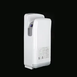 Electric commercial hand dryer black for hotel usage